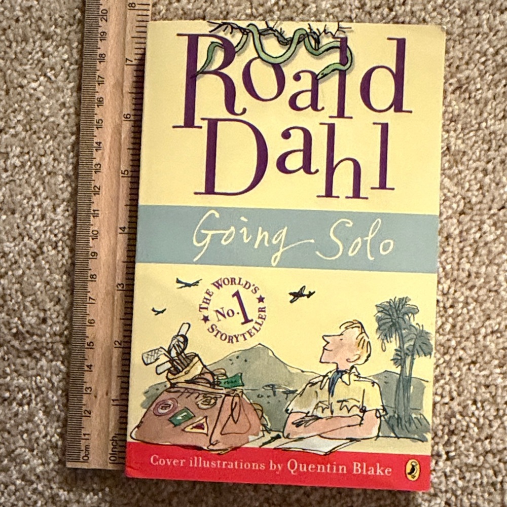 Chronicle Books Roald Dahl Going Solo - Yellow and Blue